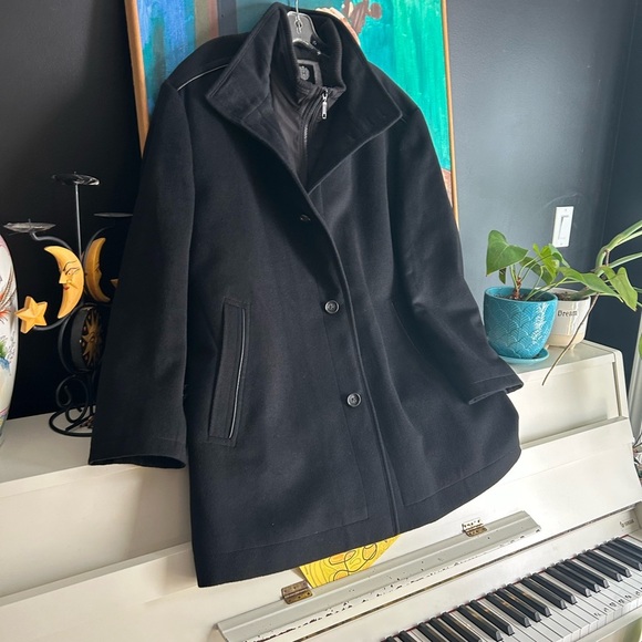 Horst Men’s Winter Jacket Pea Coat 50R Cashmere Wool Blend - Picture 7 of 16